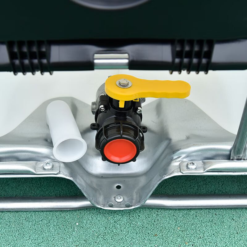 Full collection of steamed ton bucket valve joints, lid accessories, 1000 liter plastic bucket, double-headed inner and outer lids, 4 points and 6 points, DN40 interface 62mm bucket mouth plug