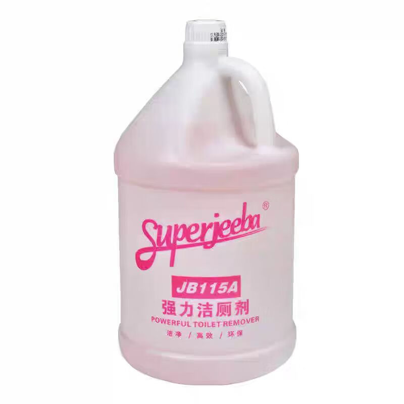 JIEBA Powerful Toilet Cleaner JB115A Commercial Toilet Cleaner Toilet Ceramic Tile Toilet Cleaner Purifying Deodorizing Cleaner 3.78L/barrel (4 barrels/box)