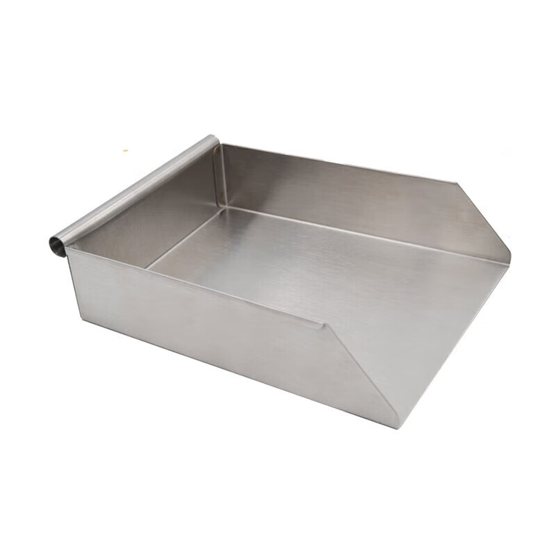 MPPMCK handleless dustpan, thickened ground material shovel hopper, hand-held single stainless steel small dustpan, green