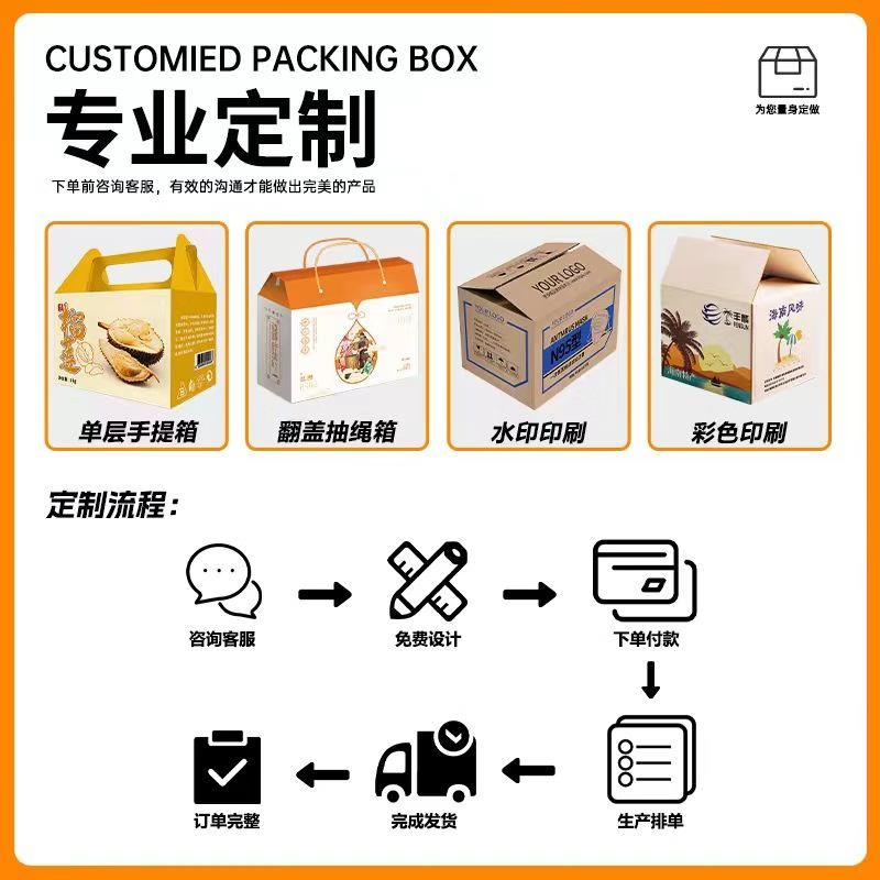 Moving carton extra hard five layers thickened large express storage box packaging packaging carton custom made wholesale plastic hand buckle large 50*40*40-5 pieces standard 5 layers + super load-bearing