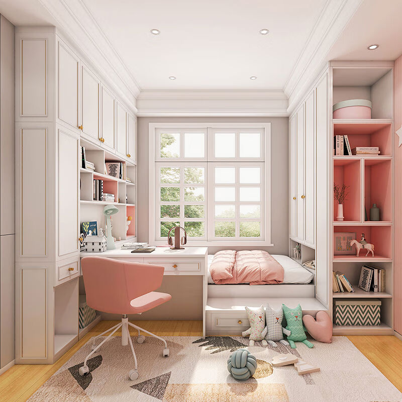 Pupan bed wardrobe integrated room custom room customization overall customization earnest money, consult customer service to obtain