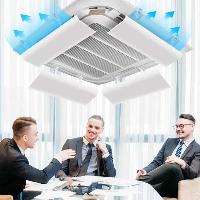 Yusenyi air conditioner windshield central air conditioner top suction outlet wind shield embedded guide plate office ceiling wind pattern central air conditioner 20x45CM single piece 1x1x1cm