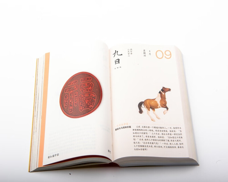 Slightly Flawed Forbidden City Calendar Youth Edition 2026 Horse to Success