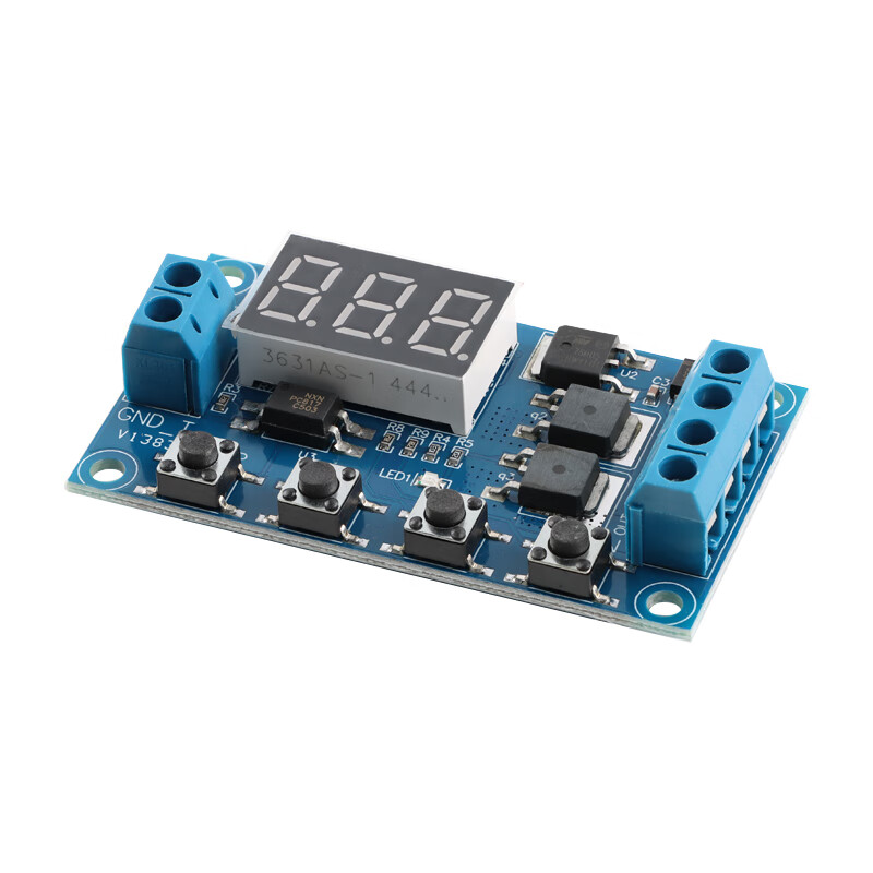 Trigger cycle timing delay switch circuit dual MOS tube control board instead of relay module 12V24V no color no specifications