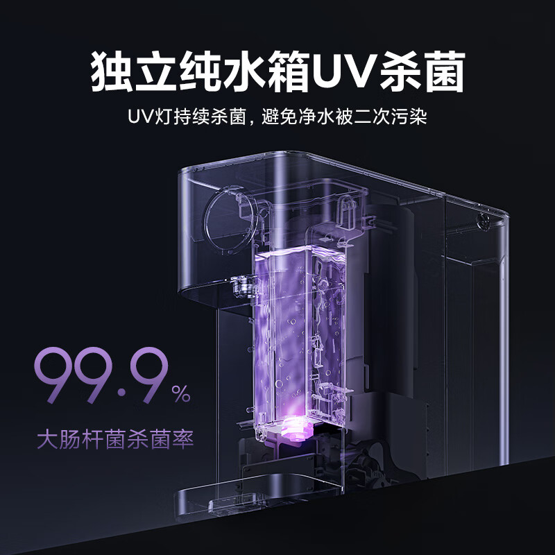 Mijia Xiaomi Water Purifier Desktop Smart Edition NFC Annual Meeting Procurement Administrative Procurement Household RO Reverse Osmosis Pyrogenic Waste Separation Water Tank Water Purification All-in-One Machine Level 1 Water Efficiency