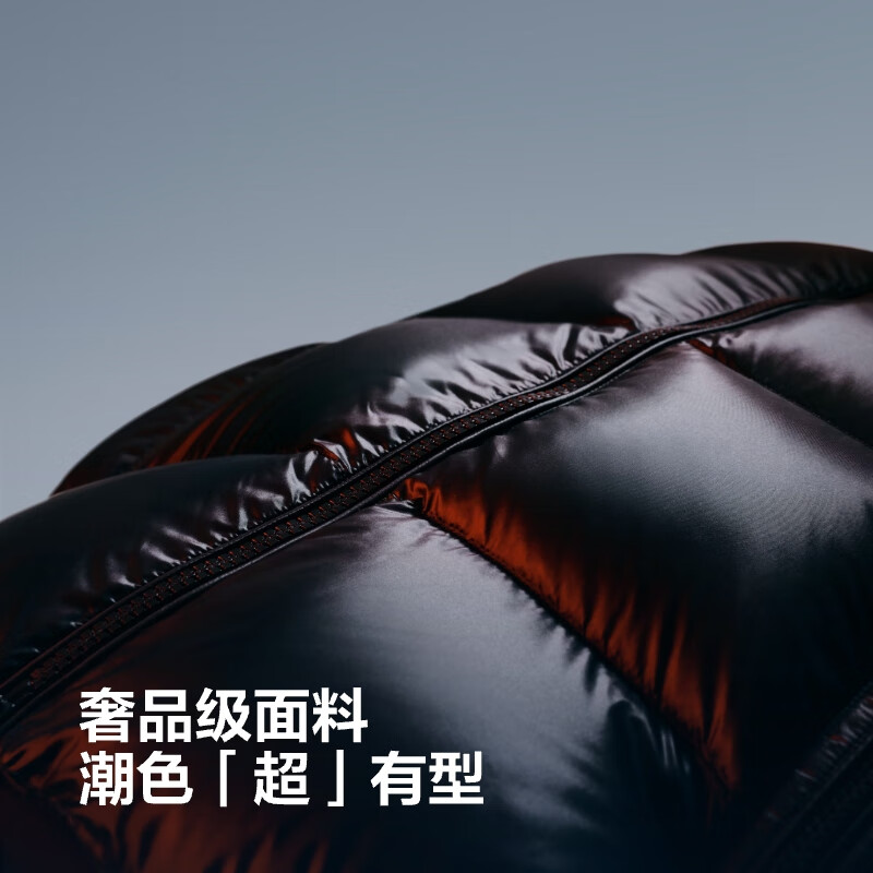 Bosideng 25 years winter puff down jacket women's goose down thickened removable hood slim short lazy style jacket