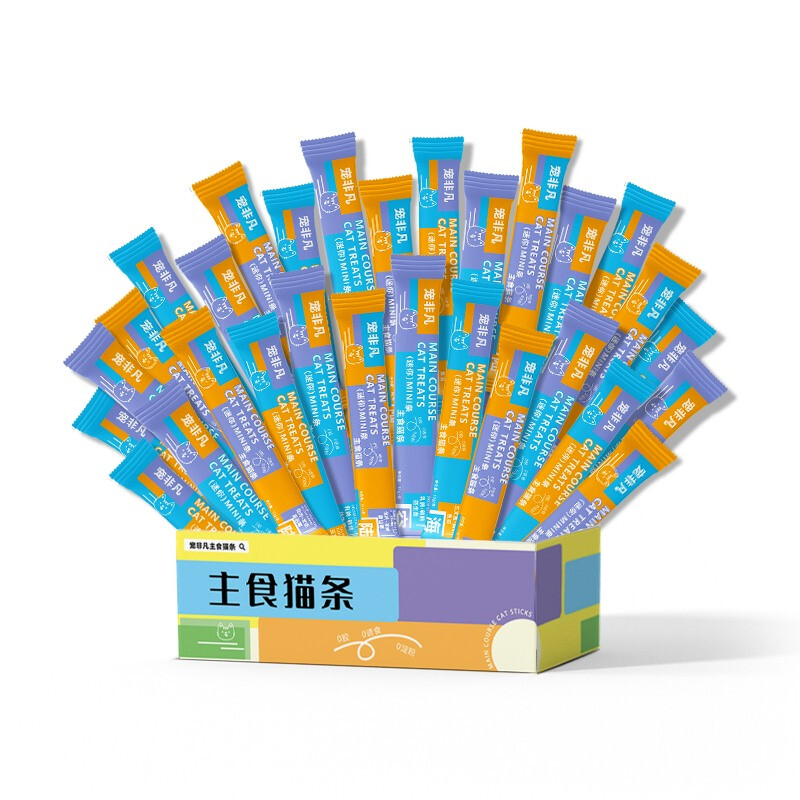 Pet Extraordinary Staple Food Cat Strips 0 Added 0 Food Attractant Kitten Cat Snacks Fish Oil Cat Strips 100 Multiple Flavors for Adult Cats