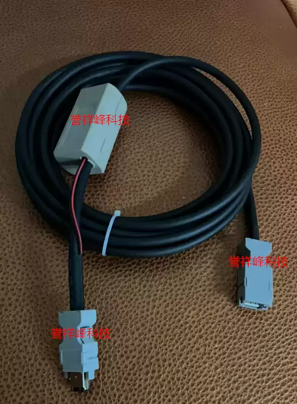 SM-6P/6E connector CN31394 male and female extension cable Yaskawa Delta servo motor absolute encoder cable 6P to 6E black high-flexible absolute value 8m