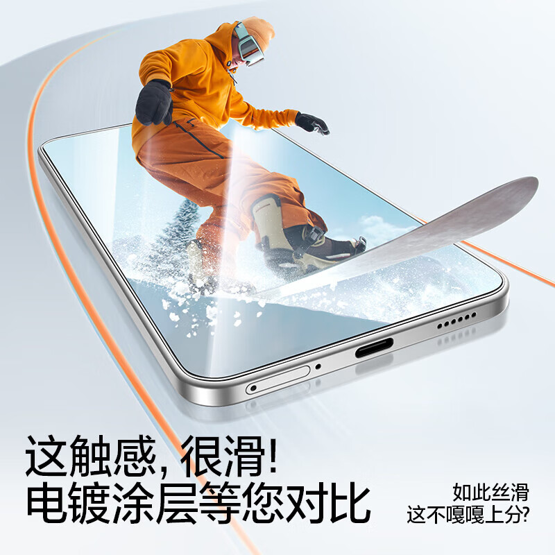 Flash Magic Ultra-clear anti-fingerprint, suitable for Redmi note15pro tempered film, HD explosion-proof anti-fingerprint mobile phone film, Xiaomi REDMI Note15 Pro mobile phone protective film, enhanced version of ultra-clear double anti-fingerprint, 2 pieces, Redmi note15pro tempered film