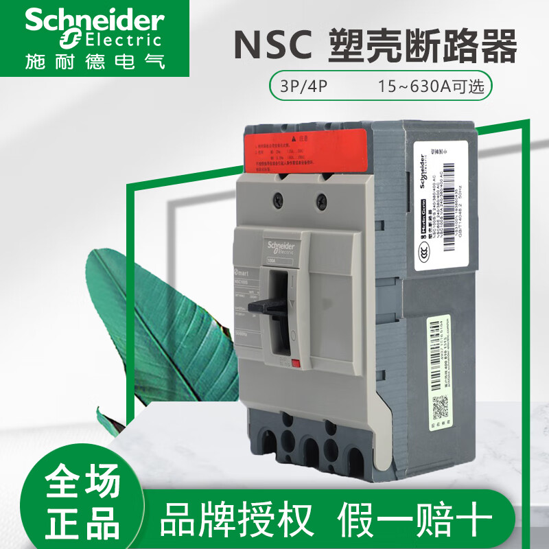 Schneider molded case circuit breaker air switch NSC100B/E 3P100A160S250S 200A 4P630A 400A 4p