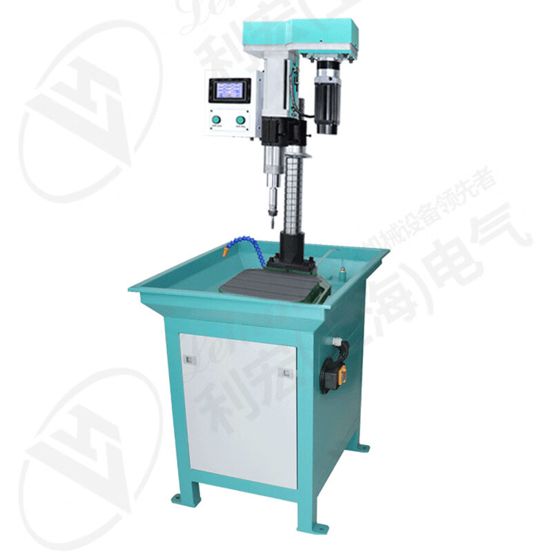 Lihongdi electric tapping machine desktop servo fully automatic touch screen CNC tapping machine M3-M16 with circulating water tank workbench