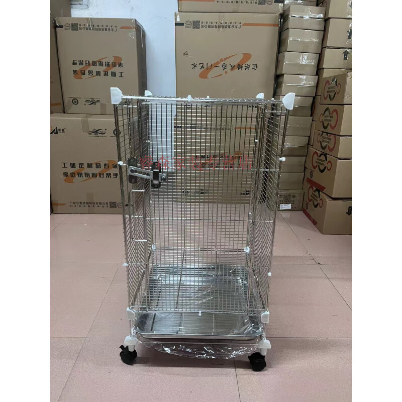 Stainless steel bread baking and drying net, cooling rack, cake cooling net, cooling rack 60, 40 flat feet with feet barbecue grid, luxury pet cage set 79.5*41*41
