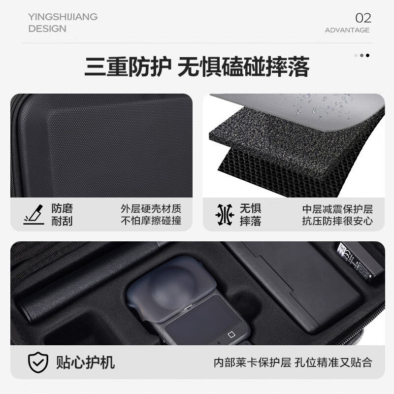 DJI Osmo 360 storage bag 360-degree panoramic action camera storage bag body protection box metal rabbit cage protection frame accessories storage box new DJI Osmo 360 shooting set portable bag