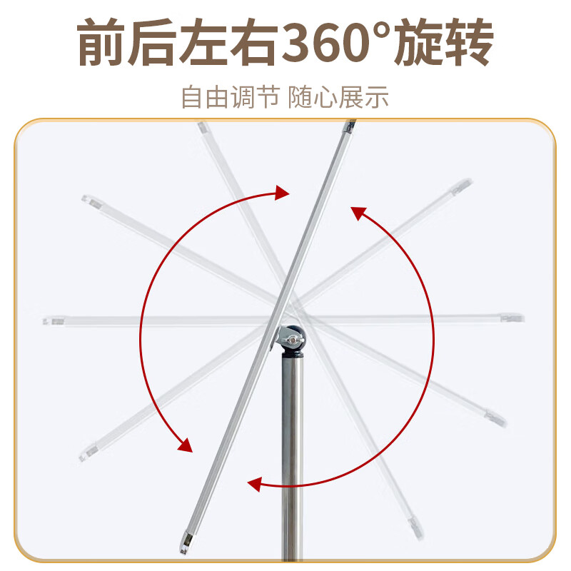 Maxio signage stainless steel display stand vertical signage billboard water sign conference hall shopping mall guide sign A4 silver right angle