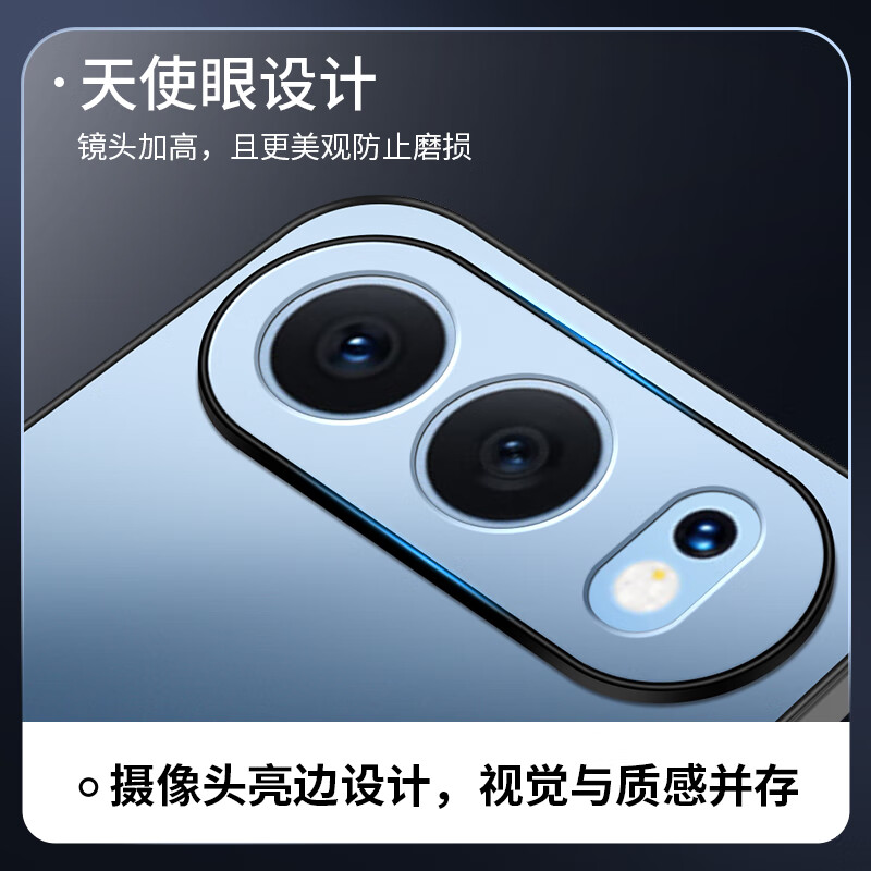 Shangsu applies to Honor 500 mobile phone case Honor 500 protective cover AG frosted lens all-inclusive anti-fall honor solid color simple wear-resistant light luxury women's and men's case graphite black