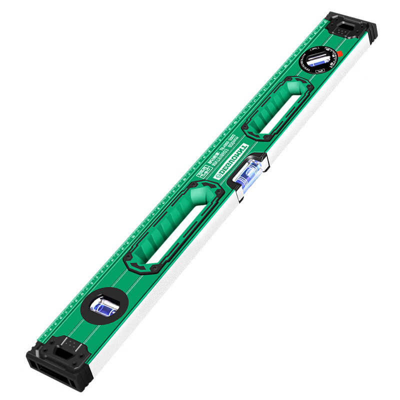 Minate spirit level high-precision strong magnetic level water ruler fan small balancer industrial grade aluminum alloy slope ruler 300mm strong magnetic upgraded version level ruler