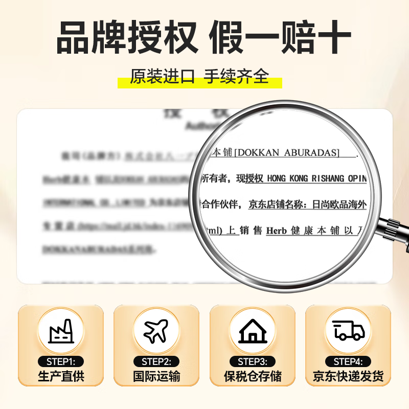 Healthy Shop (HERB) Japan imported DOKKAN plant enzyme tablets Doukang night intestinal enzyme original authentic champagne gold 180 tablets * 3 bottles (90-day quantity)