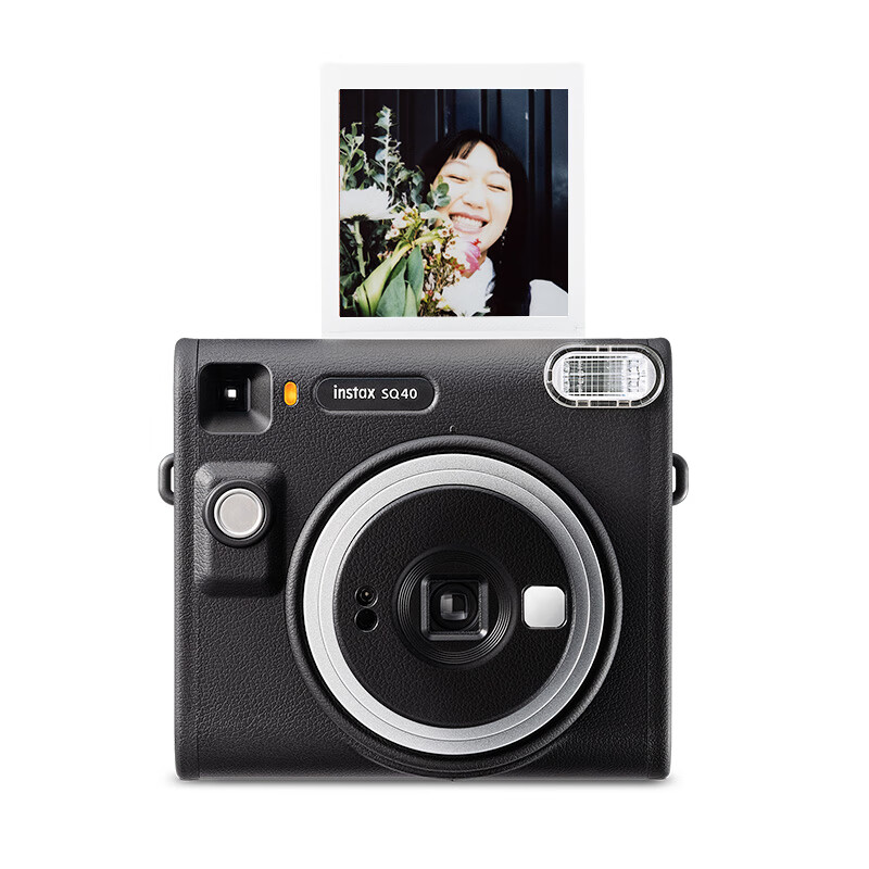 Fujifilm/instax SQ40 instant imaging square SQ retro camera black does not support 7 days no reason to return package one official standard (10 sunset photos free)