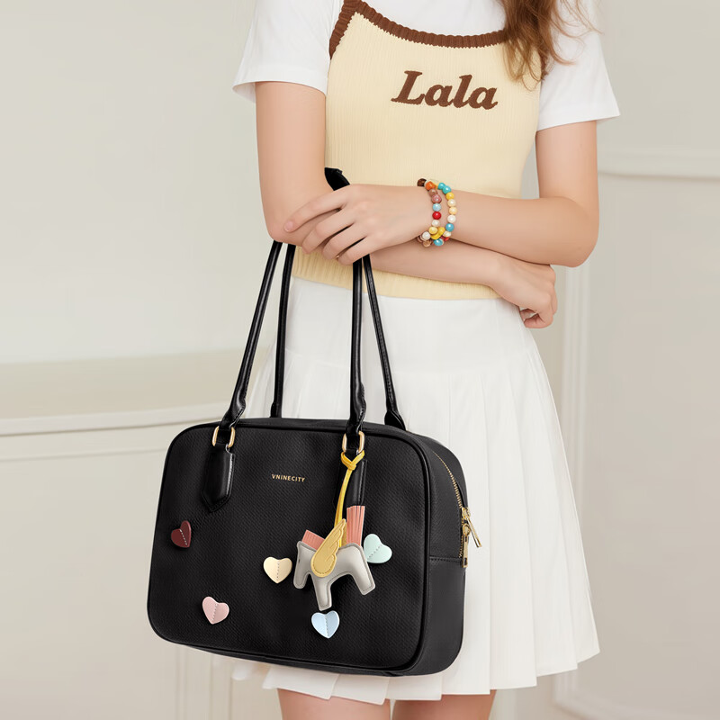 The9 Laptop Bag Large Capacity Shoulder Bag Ladies Pain Bag Tote Bag Tablet Storage Bag Student Class Tuition Bag