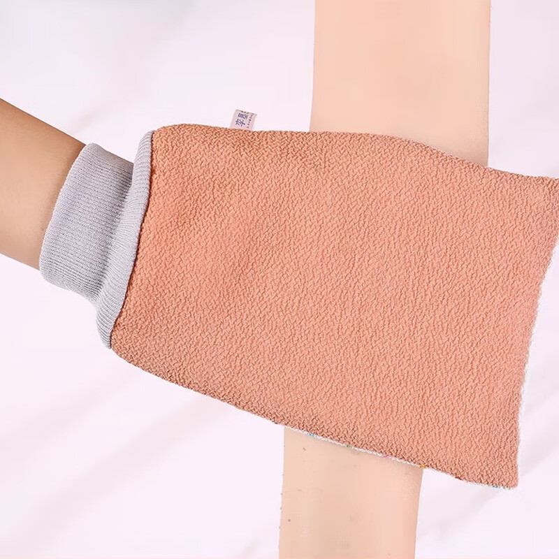 Bath towel AB, thick and thin, double-sided, strong mud rubbing, household bath towel, gray gloves, commercial back rub, giant mud/thick and double-sided, bathing gloves/Nordic powder