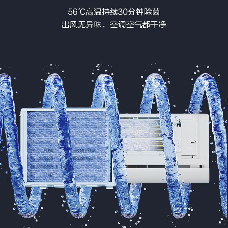 Haier 1.5P hanging smart wind Star Lord new level of energy efficiency variable frequency heating and cooling 56 self-cleaning wall-mounted air conditioner KFR-35GW/W500-1