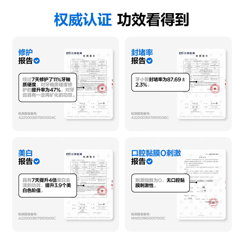 Bionic hydroxyapatite toothpaste repairs, anti-sensitivity, brightens and whitens teeth, repairs oral fluoride 100g*2 pack