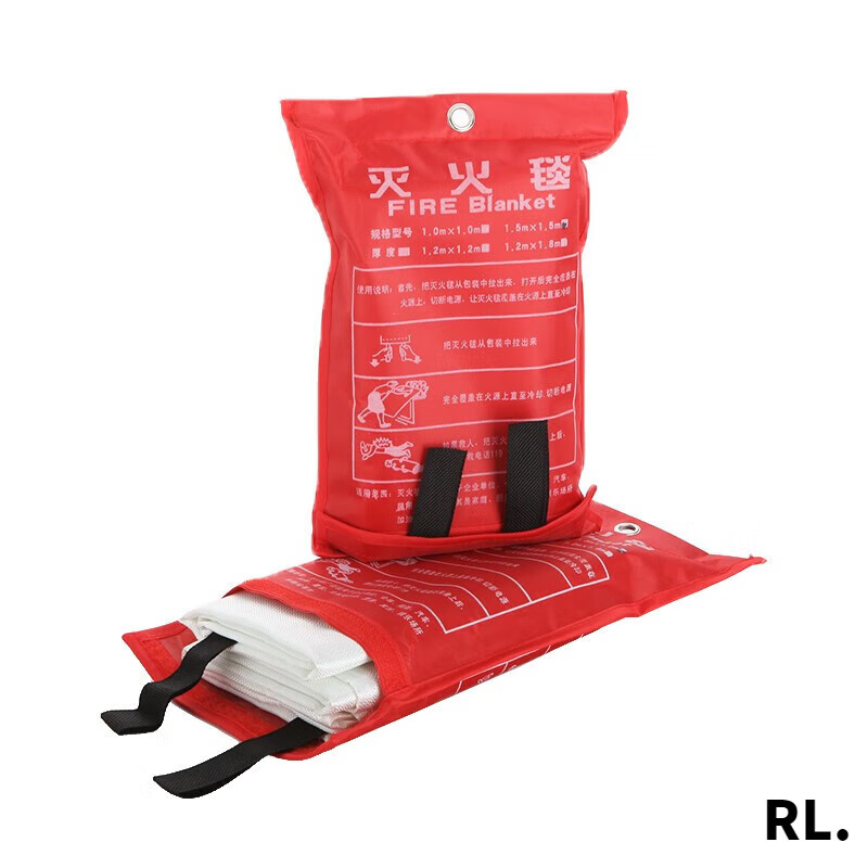 Rice fire blanket 1.5m fiberglass national standard fire certification equipment for home fireproof kitchen