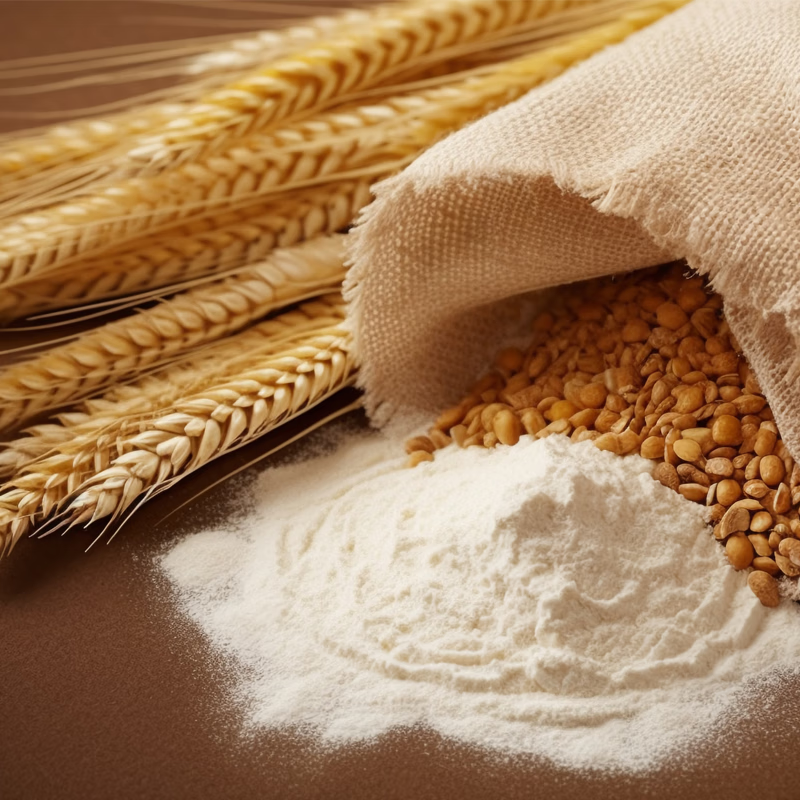 WUDELI Flour Gold Series Eight-Star Snowflake Wheat Flour 10kg Medium-gluten Multi-Purpose Steamed Bread Noodles