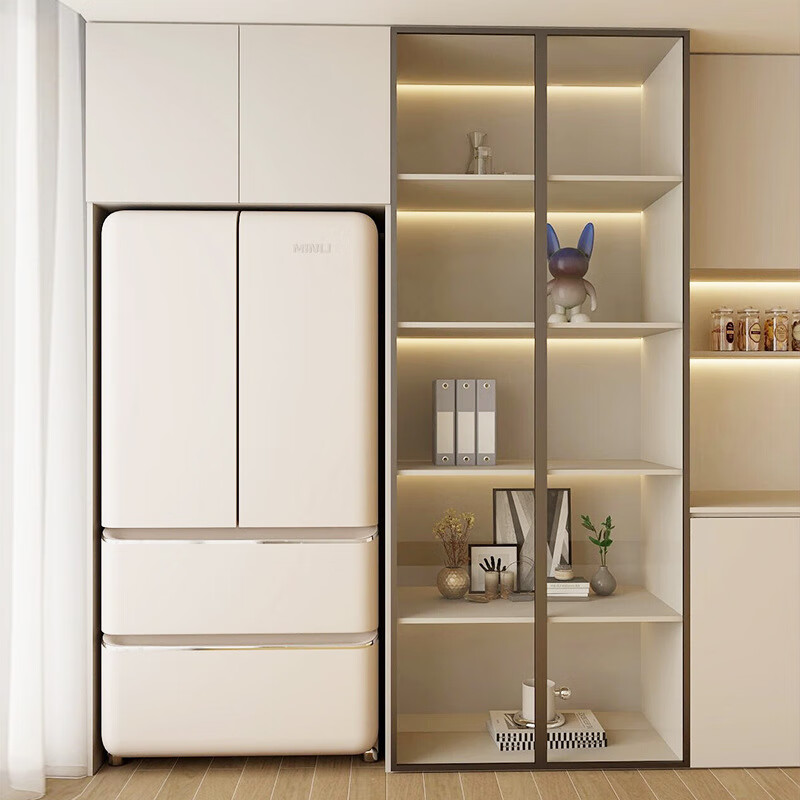 Aochaohang Guangzhou Foshan European pine board whole house customized source factory solid wood furniture door to top wardrobe sideboard cabinet Luli European pine board ENF environmental protection square meters