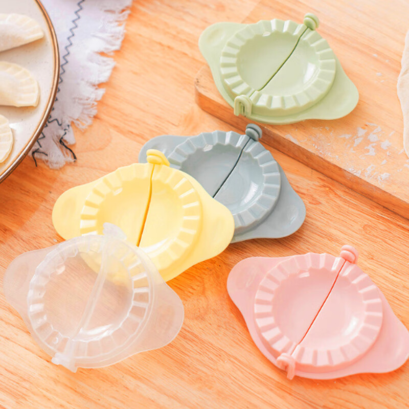 Jingkodi Dumpling Making Dumpling Wrap Creative Dumpling Mold Dumpling Making Machine Kitchen Gadget Dumpling Box Nordic Green Dumpling Maker 1 Pack