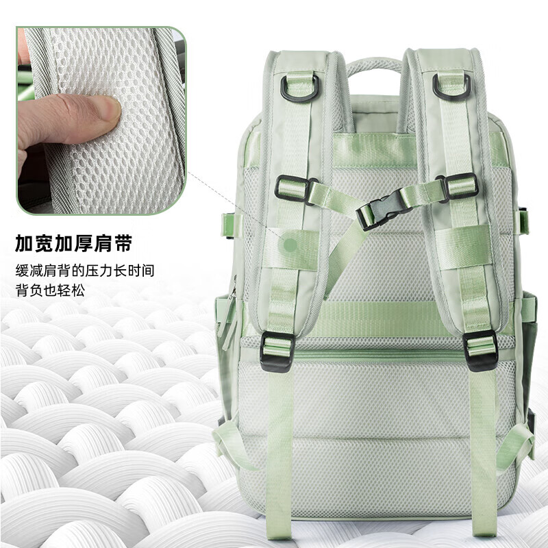 Brahma Travel Backpack Women's Boarding Travel Luggage Bag Short-distance Travel Backpack Women's Large Capacity Computer School Bag