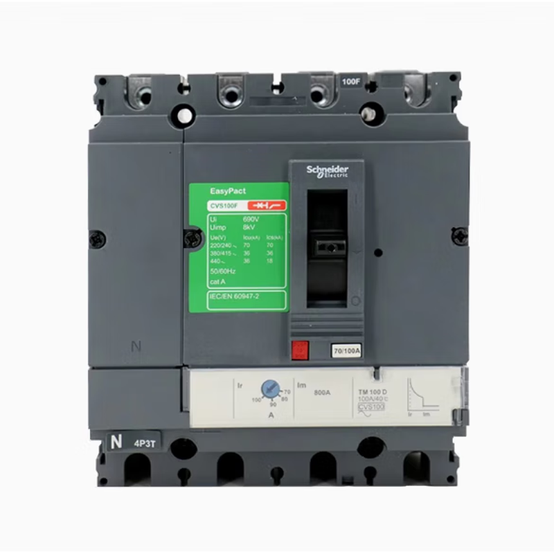 POPWAVE new Schneider Cvs plastic case circuit breaker Cvs100N160N250N400F630HTmd CVS400320ATMD thermal magnetic tripper 3PF36KA