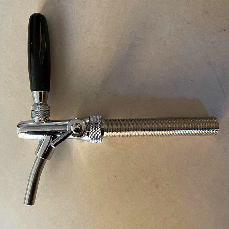 Draft beer machine accessories, faucet, brewing head, wine outlet valve, adjustable flow rate, wine outlet switch, wine outlet, brewing device, golden wine head