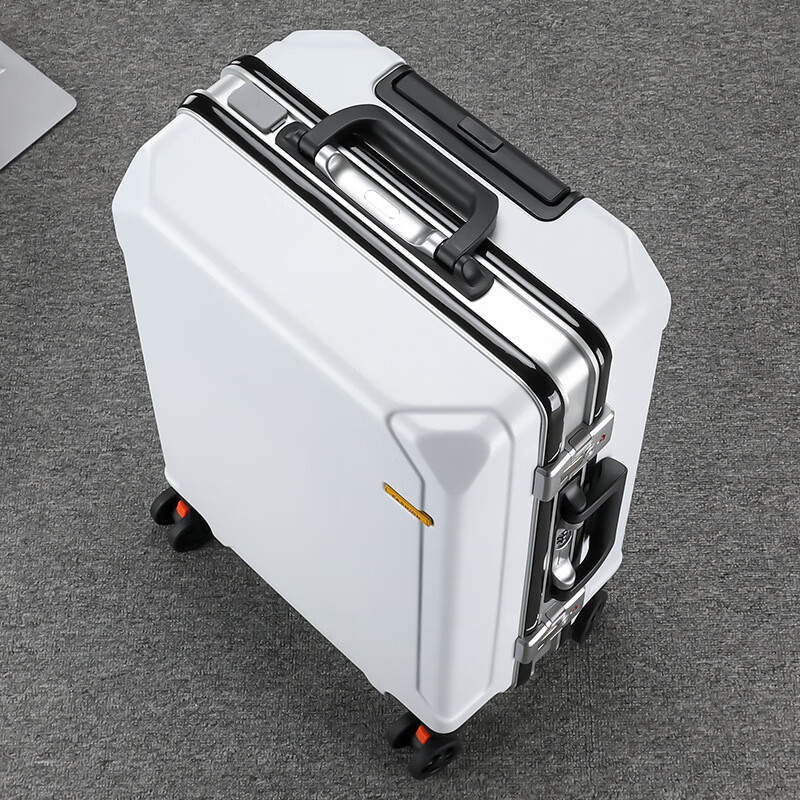 Xiaomi Li high-end suitcase can seat 22 people, suitcase for men and women, 20 boarding case, college student business large capacity, 26 trolley case, supreme aluminum frame, dark gray, 20 inches, boarding size