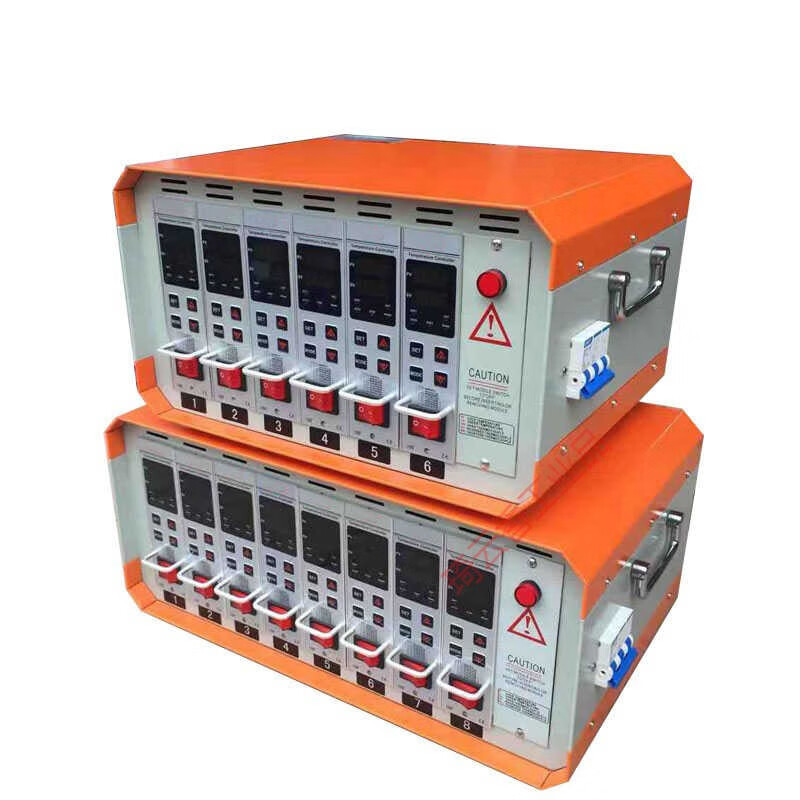 Hot runner temperature control box temperature control meter large plug-in card type intelligent display screen intelligent anti-burn temperature control card temperature controller instrument 6 sets of high-end intelligent anti-burn