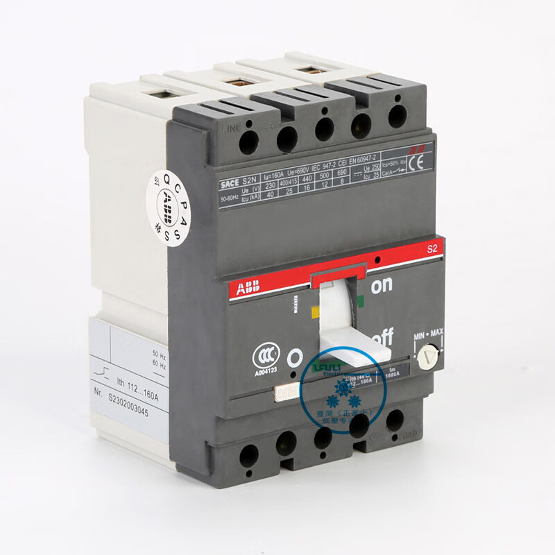 ABB molded case circuit breaker SACE S1N S2N S2S 3P4P63A80A100A125A160A air open 50A 3P