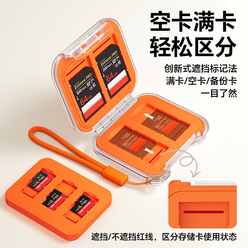 Ulanzi excellent basket CC01 memory card storage box mini compact and portable CC01 memory card storage box