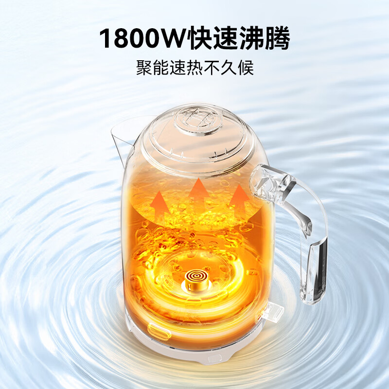 THERMOS kettle thermostatic electric kettle with automatic power off and heat preservation integrated for home use the latest 316 food grade stainless steel integrated seamless kettle large capacity inner tank moonlight white