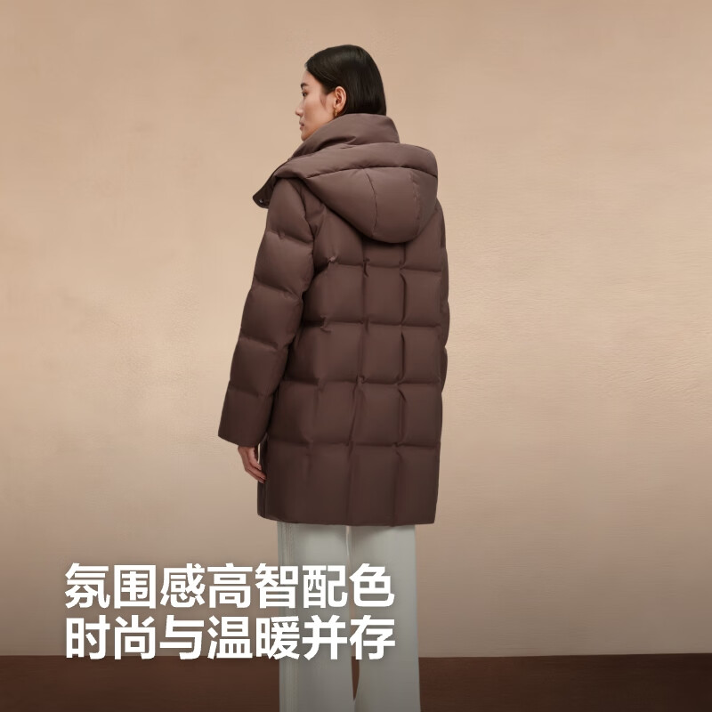 Bosideng 2025 Winter Classic Business Thick Feather Removable Hood Laminated Medium Style Shopping Mall Down Jacket