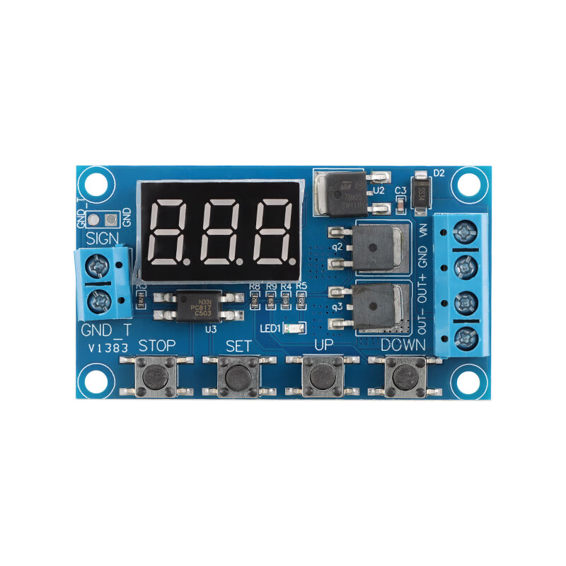 Trigger cycle timing delay switch circuit dual MOS tube control board instead of relay module 12V24V no color no specifications