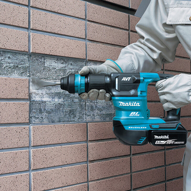MAKITA Makita 18V brush rechargeable electric pick scraper industrial grade slotting wall breaking power tool DHK180Z bare metal