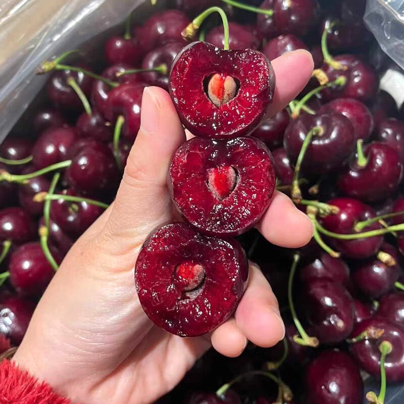 Jingdida Chilean cherries net weight 0.9 catties 2J grade imported cherries Jingdong self-operated fresh fruit direct from the source with free shipping