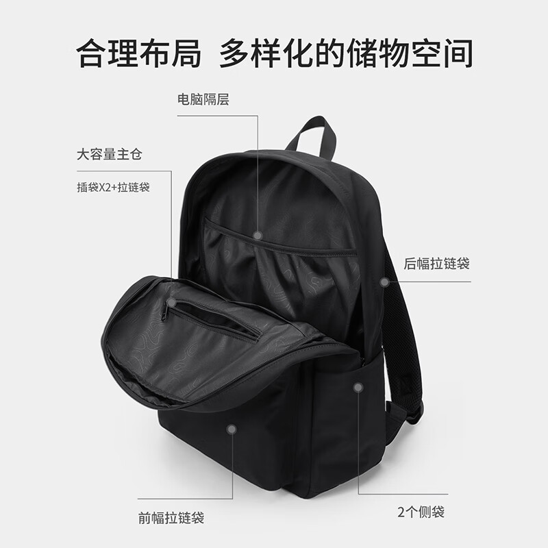 Golf (GOLF) Backpack Men's Travel Backpack Men's and Women's Lightweight 13.3/14-inch Computer Student School Bag Travel Backpack