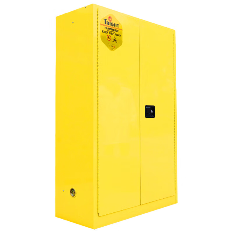 TRIGHT/TiRui Safety Cabinet Flammable Chemical Liquid Safety Cabinet Titanium Rui TF0450 45Gal Double Door Flammable Liquid Safety Cabinet