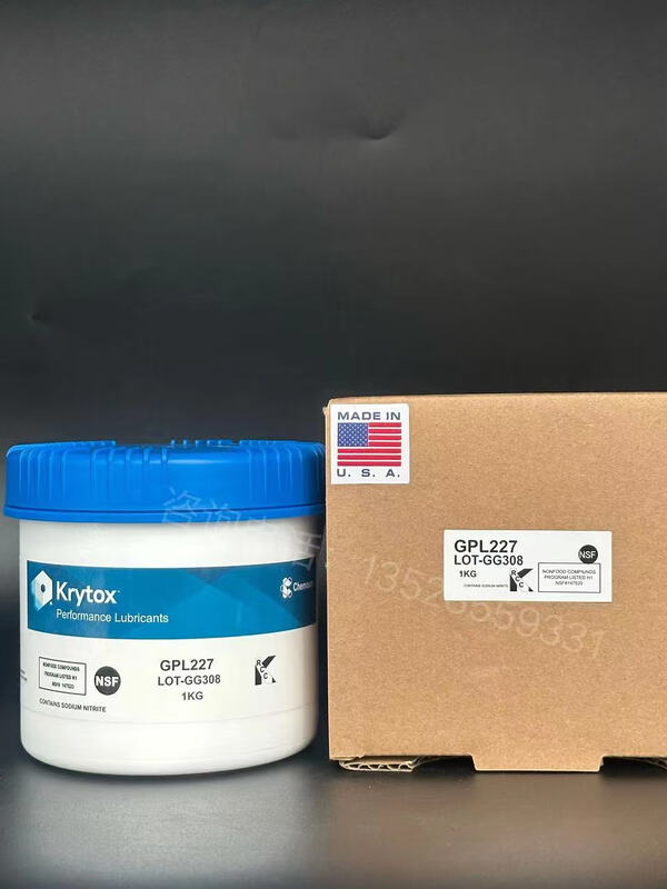 DuPont Chemours Krytox GPL205 206 207 226 227 HC27 perfluoropolyether high temperature grease GPL206 100g packaging