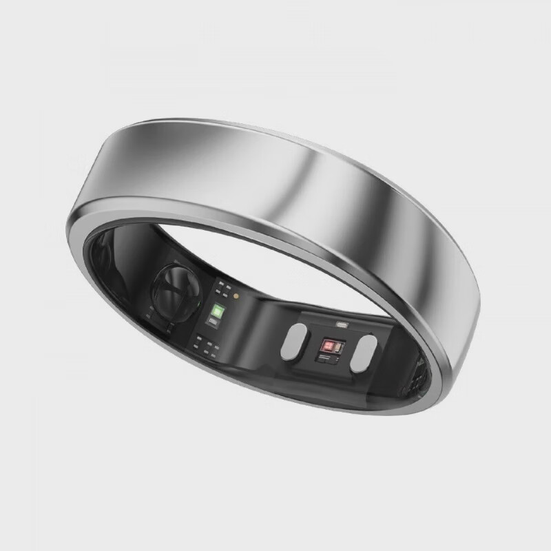 RingConn RingConnGen2 smart ring sleep breathing monitoring heart rate variation blood oxygen female menstrual period prediction No. 6 16.50mm Future Silver