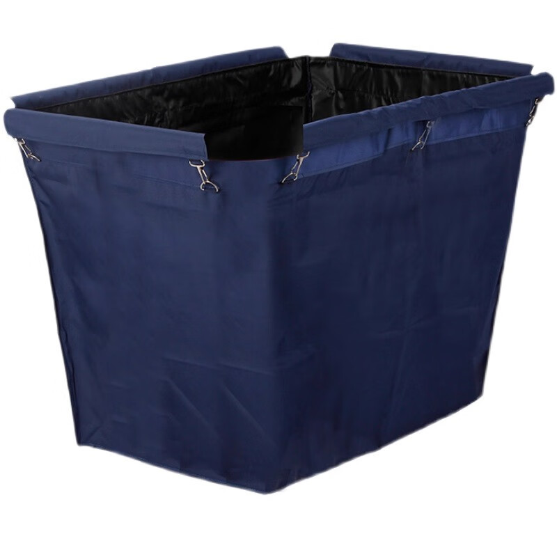 AIBODUO other cleaning tools hotel linen cart bag room work cart linen bag cleaning garage door cart bag 50 high double-sided cart bag plastic buckle brown