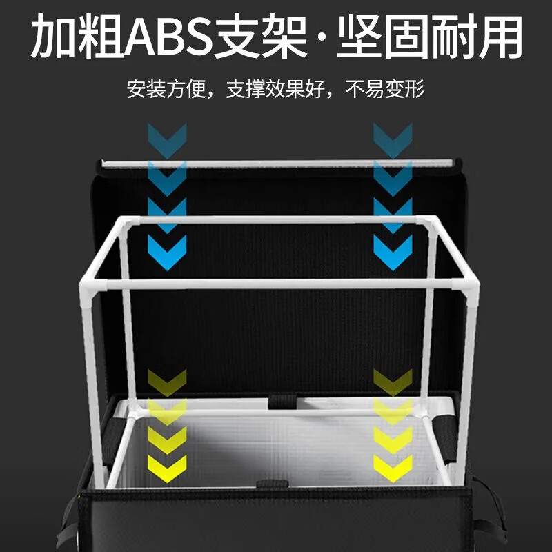 Furmantu Jingcang Flash Delivery Takeaway Box Food Insulation Box Electric Vehicle Meal Delivery Box 62L Outdoor Camping Picnic Cold and Hot Insulation Delivery Box