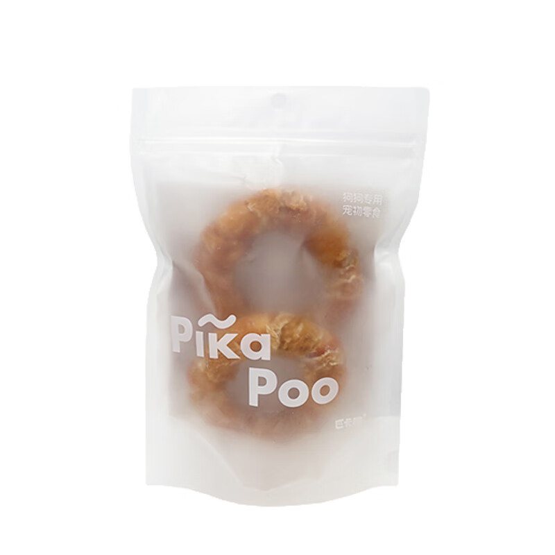 Pikachu dog snacks for large, medium and small dogs, chicken wrapped cowhide fiber - donuts 105g