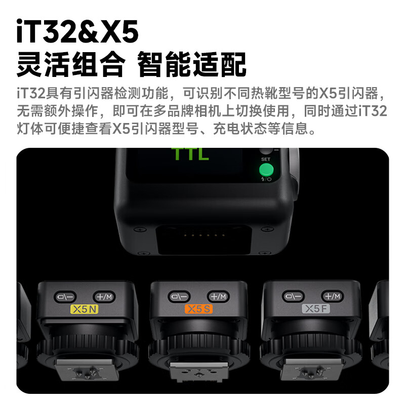 Godox hot sale IT32 mini camera flash small portable TTL automatic metering high-speed synchronization camera mirrorless hot shoe top light Nikon suit iT32+X5 flash trigger